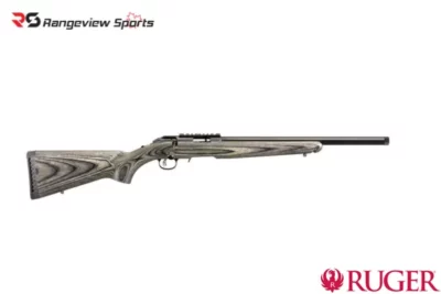 Ruger American Rimfire Target Rfile, Grey Laminate 22 LR 18″ Barrel rangeview sports canada