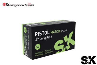 SK Pistol Match Special 22 LR Rimfire Ammo, 40Gr LRN – 50Rds:Box Rangeview sports CANADA