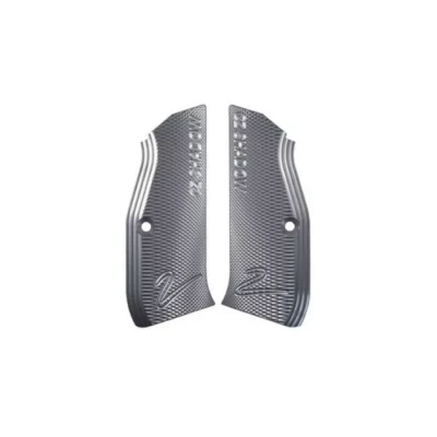 CZ Shadow 2 Aluminum Grips, Long - Grey