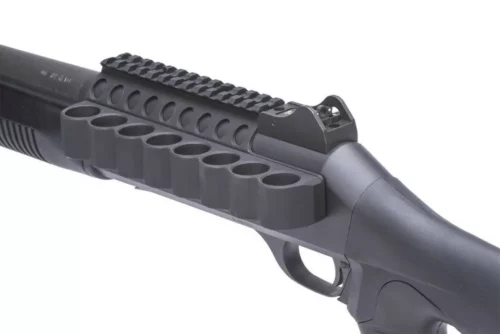 Mesa Tactical Sureshell Carrier And Rail For Benelli M4/M1014, 8-Shell | Rangeview Sports Canada
