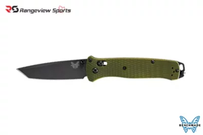 Benchmade Bailout Folding Knife – Green rangeview sports canada