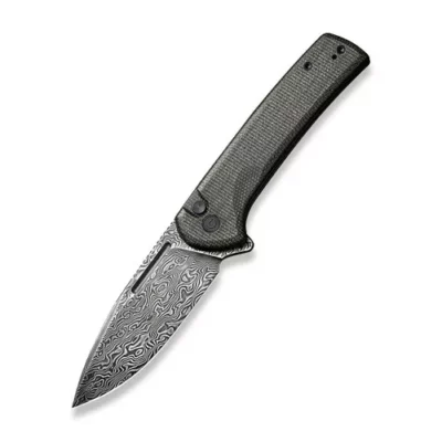 Civivi Conspirator Flipper Folding Knife, Damascus Blade - - Rangeview Sports Canada