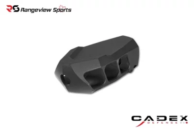 Cadex-MX1-Mini-Muzzle-Brake-58-24-Threads-Black-Rangeviewsports-Canada