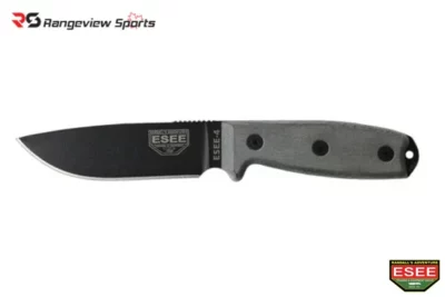 ESEE 4P Fixed Blade Knife – Micarta Handle rangeview sports canada