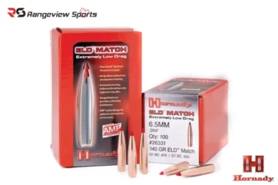 Hornady ELD MATCH Bullets 6.5mm 0.264 140gr TBT, 100/BOX - Rangeview Sports Canada