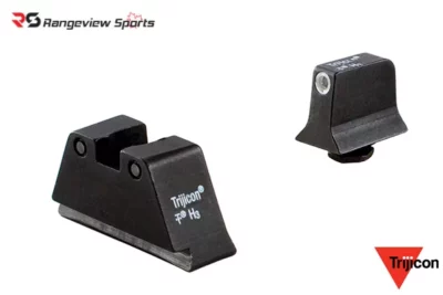 Trijicon Bright & Tough Night Sight Set for Glock Standard Frame - Black Rear Outline rangeview sports canada