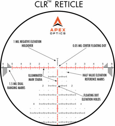 Apex Optics Rival 4-32x56 FFP MRAD Precision Riflescope - - Rangeview Sports Canada