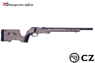 CZ 457 MDT XRS Rimfire Rifle, FDE 22 LR 20″ Barrel Rangeview sports CANADA