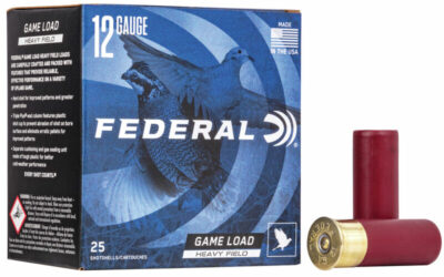 Federal Heavy Field 12Ga Game Load, 2 3/4" #6 Shot 1 1/8oz 1255FPS - 25Rds - Federal - Rangeview Sports Canada