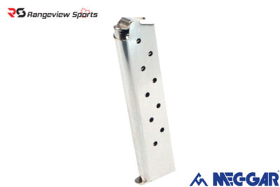 Mec-Gar 1911 .45 ACP 10 Rd Magazine Nickel Rangeview sports CANADA