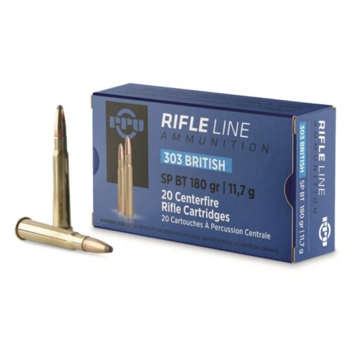 222402m3_ts Ppu Rifle Line 303 British Rifle Ammo, 180Gr Sp - 20Rds - Image 1