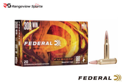 Federal Fusion 308 Win Rifle Ammo, 180Gr BSP – 20Rds Rangeview sports CANADA