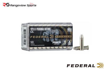 Federal Personal Defense Punch 22 LR Ammo, 29Gr NPFN – 50Rds Rangeview sports CANADA