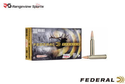 Federal Premium 300 Win Mag Rifle Ammo, 180Gr Barnes TSX – 20Rds Rangeview sports CANADA