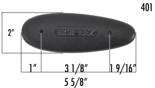Kick-Eez Grind To Fit Trap Recoil Pad - Black - Image 3