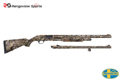 Mossberg 500 Turkey-Deer Shotgun Combo, Break-Up Country 3" 12 Gauge 24" Rifled & Smooth Barrels - Rangeview Sports Canada