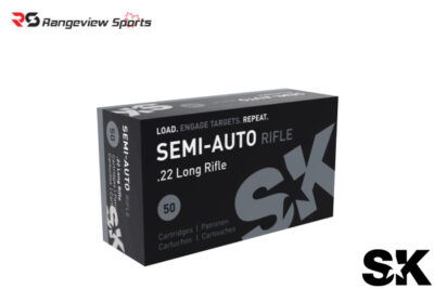 SK Semi-Auto Rifle 22 LR Rimfire Ammo, 40Gr LRN – 50Rds:Box Rangeview sports CANADA