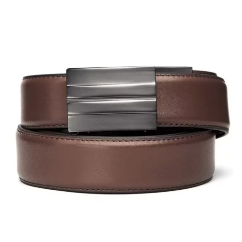 X2GUNBRN_1000px_1024x1024 Kore Essentials X2 Leather Gun Belt - Image 2