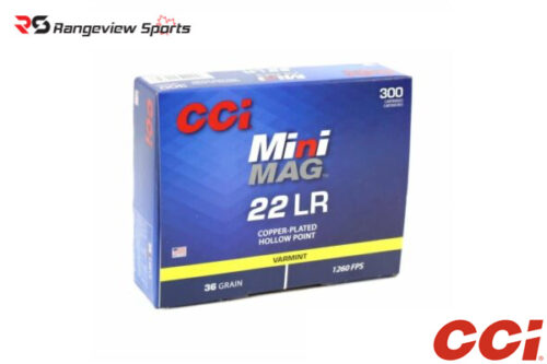 Cci Min I Mag 22 Lr Rimfire Ammo, 36Gr Cphp – 300Rds Rangeview Sports Canada