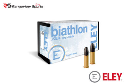 Eley Biathlon Club 22 LR Rimfire Ammo, 40Gr RN – 50Rds Rangeview sports CANADA