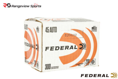 Federal Champion 45 ACP Pistol Ammo, 230Gr FMJ – 300Rds Loose Pack