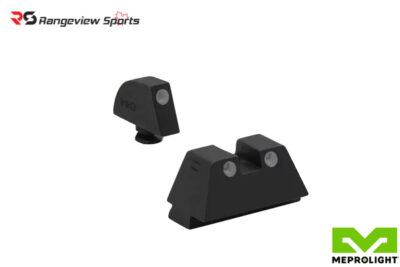 Meprolight Tru-Dot Self-Illuminated Suppressor Height Pistol Sights for Glock – Green:Orange Rangeview sports CANADA