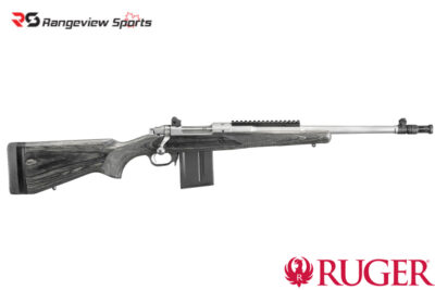 Ruger Gunsite Scout Rifle, Stainless:Laminate 308 Win 16.1″ Barrel Rangeview sports CANADA