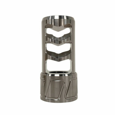 Spearhead Titanium Self Timing Muzzle Brake - 3 Port - Spearhead - Rangeview Sports Canada