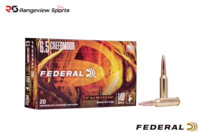 Federal Fusion 6.5 Creedmoor Rifle Ammo, 140Gr SP - 20Rds Rangeview sports CANADA