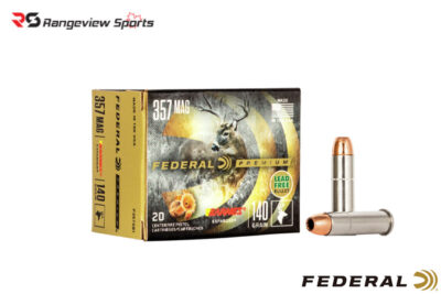 Federal Premium 357 Mag Revolver Ammo, 140Gr Barnes Expander – 20Rds rangeview sports CANADA