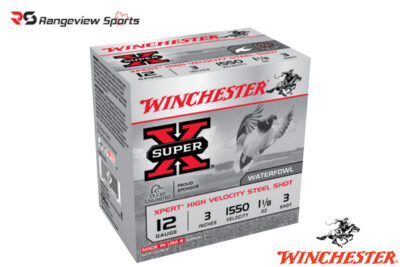 Winchester Super X Waterfowl Load, 12Ga 3″ #3 Steel Shot 1 1:8oz 1550FPS – 25Rds Rangeview sports CANADA