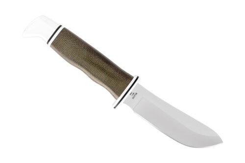 Buck 103 Skinner Pro Knife W/ Green Canvas Micarta Handle | Rangeview Sports Canada
