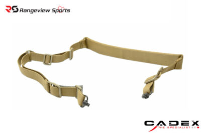 Cadex Padded Rifle Sling w: QD Push Button Swivel – Tan Rangeview sports CANADA