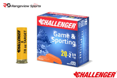 Challenger 20Ga Game Load, 2 3:4″ #4 Shot 1oz 1330FPS – 25Rds Rangeview sports CANADA