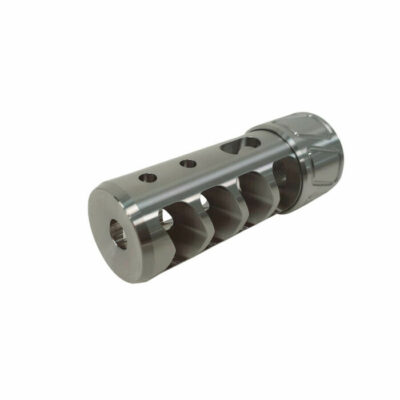 Spearhead Self Timing Muzzle Brake 5/8-24 - 4 Port - Spearhead - Rangeview Sports Canada