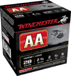 Winchester AA 28Ga Target Load, 2 3/4" #8 Shot 3/4oz 1200FPS - 25Rds