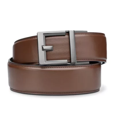 Kore Essentials G2 Leather Gun Belt - Gunmetal Buckle - Kore Essentials - Rangeview Sports Canada