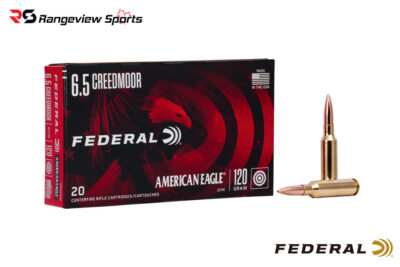 Federal American Eagle 6.5 Creedmoor Rifle Ammo, 120Gr OTM – 20Rds