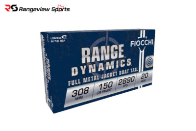 Fiocchi 308 Win Rifle Ammo 150 Gr, FMJ BT 2890 FPS - 20Rds - Fiocchi - Rangeview Sports Canada