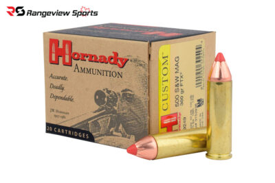 Hornady 500 S&W Revolver Ammo, 300Gr FTX - 20Rds - Hornady - Rangeview Sports Canada