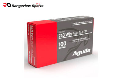 Aguila 243 Win Rifle Ammo, 100gr BTSP - 20Rds