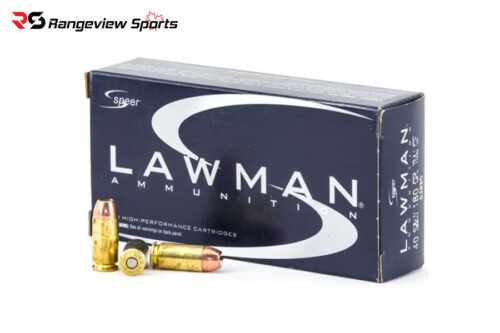 Cci Speer Lawman Clean Fire 40 S&Amp;Amp;W Pistol Ammo, 180Gr Tmj Cf - 50Rds