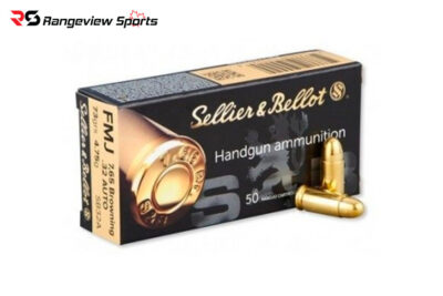 Sellier & Bellot 32 Auto/ACP Pistol Ammo, 73gr FMJ - 50Rds