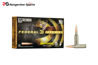 Federal Premium 6.5 Creedmoor Rifle Ammo, 135gr Berger Hybrid Hunter - 20Rds