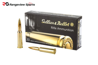 Sellier & Bellot 7.62×54mmR Rifle Ammo, 180Gr FMJ 2578FPS - 20Rds