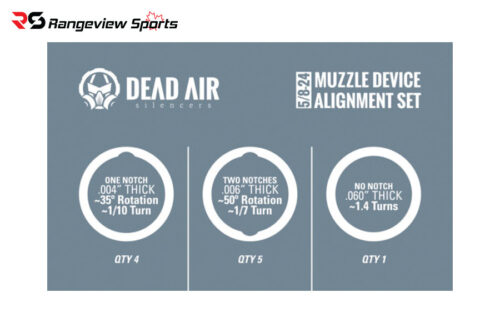 Dead Air Muzzle Device Shim Kit - 5/8X24 [Da002] - Image 2