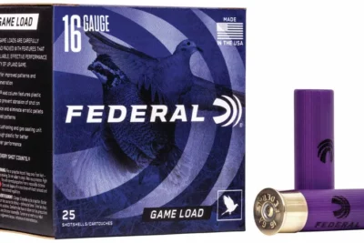 Federal Game Shok Game Load, 16Ga 2 3/4" #8 Shot 1oz 1165FPS - 25Rds