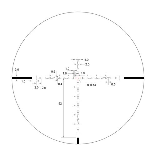 Arken Optics Epl4 6-24X50Mm Ffp Moa Vpr Reticle With Zero Stop - 30Mm Tube - Image 4