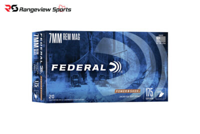 Federal Power-Shok 7mm Rem Mag Rifle Ammo, 175gr JSP - 20Rds