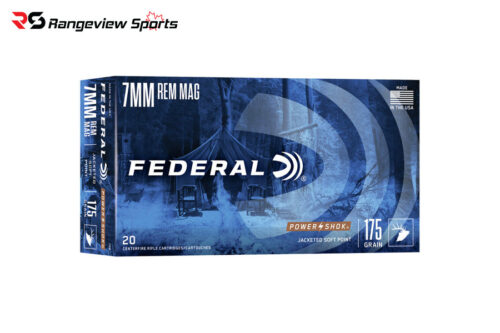 Federal Power-Shok 7Mm Rem Mag Rifle Ammo, 175Gr Jsp - 20Rds